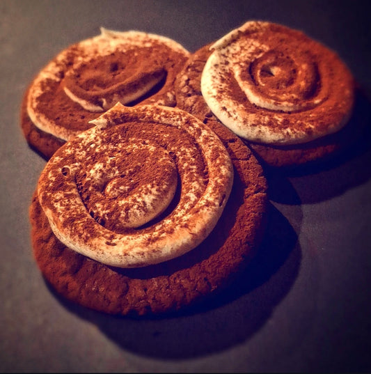 Brownie-tiramisu koekjes